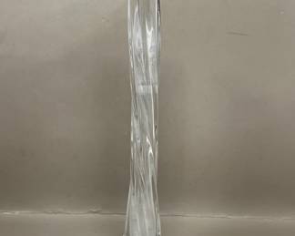Lot 119 | Vintage Clear Glass Elephant Foot Bud Vase
