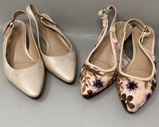 Lot 264 | Ladies sz4M TINY FEET Naturalizer Heels Shoes
