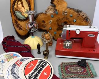 Lot 286 | Vintage Mega Lot Turquoise Wood Clock, Vintage
