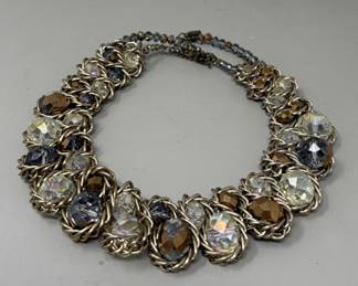 Lot 171 | Statement Necklace Bejeweled Bib Necklace Jewelry
