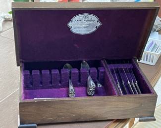 Lot 45 | Set of Vintage Silverplate Rogers Bros Flatware

