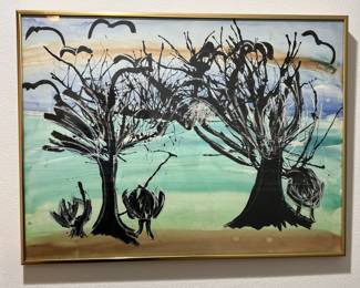 Lot 103 | Original Abstract Painting, Framed
