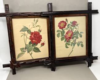 Lot 83 | Carved Wood Eastlake Framed Lithos
