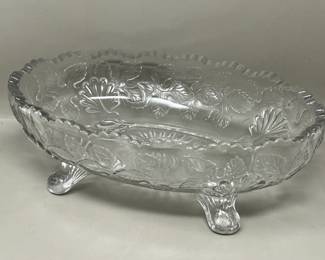 Lot 278 | Oak Leaf Pattern EAPG Footed Bowl Candy Dish
