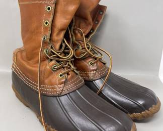 Lot 258 | LL Bean Maine Hunting Shoe Boot Mens Sz 9N
