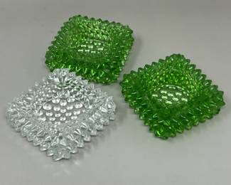 Lot 6 | Vintage Fenton Glass Spiked Hobnail Tea Light
