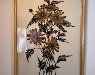 Lot 101 | Framed Vintage Mexican Sunflower Print
