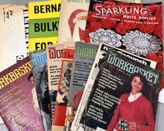 Lot 284 | Vintage Crafting Patterns Bean Bag, Knitting, etc
