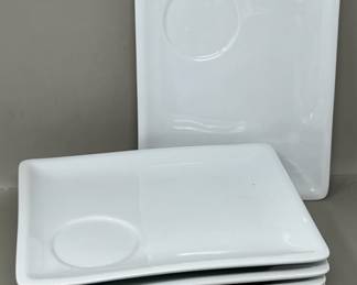 Lot 26 | Set of Cupholder Plates Ceramic Modern
