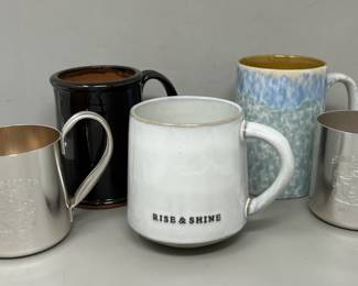 Lot 9 | Vintage Coffee Mugs, Stoneware Greenfield Vlg
