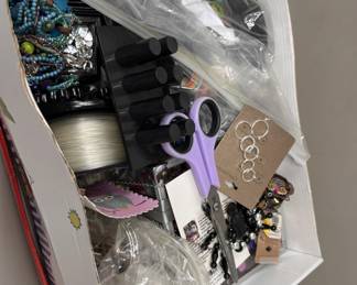Lot 272 | Big Box of Jewelry Findings Barettes Jewelry
