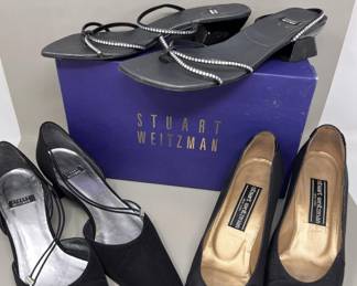 Lot 67 | (3) sz 7-8 Ladies Stuart Weitzman Vintage Shoes
