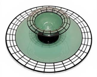 West Moreland platter and bowl