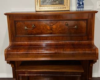 Antique Victorian era Upright Piano c1830's