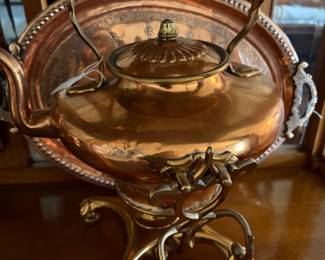 Vintage Copper Teapot 