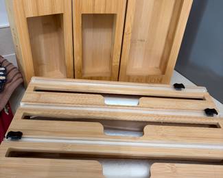 Bamboo Ziplock Bag Organizers 