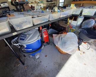 Shop Vac/Power washer/Bags of Rags