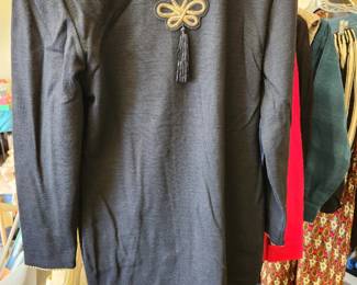 Vintage Wool Dress by Karen Kane. Many of these wool Vintage clothes have been in a Cedar Trunk and although wrinkled...they have no moth holes!