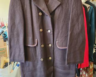 Many Vintage Wool Items. This is a Vintage Wool Coat by G. Fox & Co.