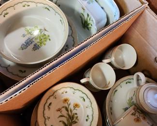 Corn Marigold China Set.