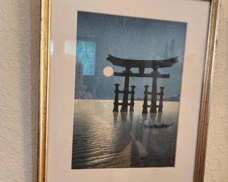 Artist Shoda Koho - 1871 - 1946 - 'Shrine Gate at Miyajima'