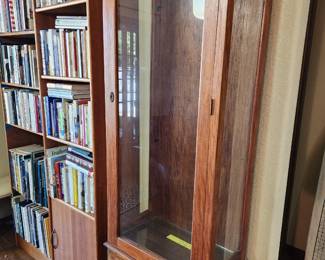 Curio Cabinet w/Glass Shelving.
