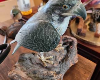 Carving of a Peregrine Falcon from Hong Kong!