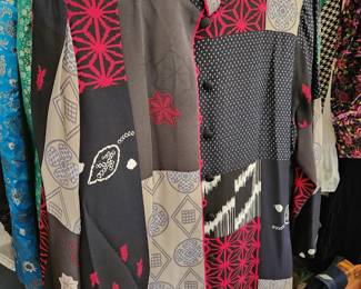 Silk Asian Over Blouse.