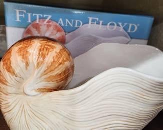 Fitz and Floyd 'Shell' - There are several Fitz and Floyd Pieces.