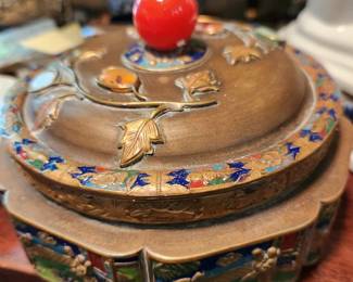 Chinese Cloisonne Tricket Box