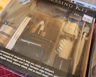 The Stamp, Ink, Paper, Sticker, and Cutout area...sooooooo many creative adventures await!