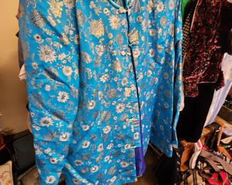 Vintage Asian Silk Jacket.