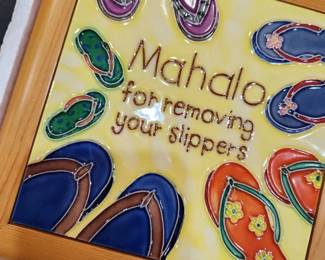 Remove your shoes 'Tiles'.