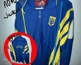 Adidas Ukraine jacket from the 1990’s
