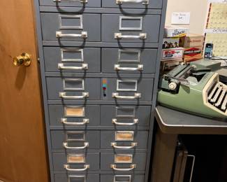 Vintage Large Multi Drawer File