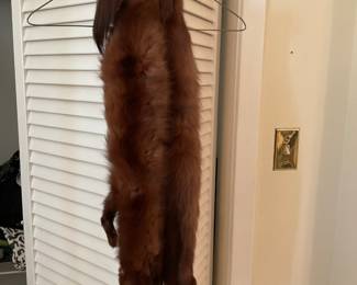 Genuine Mink collar Fur Pelt stole wrap 