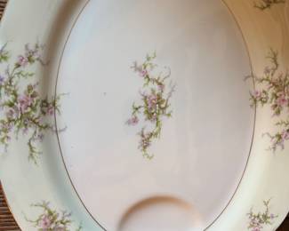 Haviland Rosalinda floral fine China Platter 