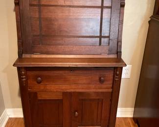 Antique Victorian style Walnut secretary beautiful condition 
