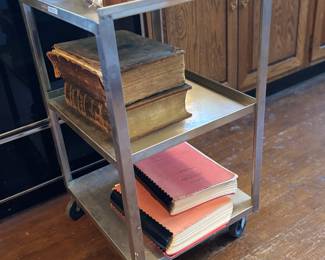 Stainless steel 3 tier trolley cart