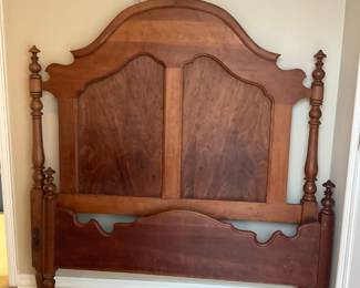 Antique Full size headboard and footboard in great condition with frame slats