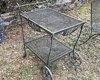 WOODARD TEA CART