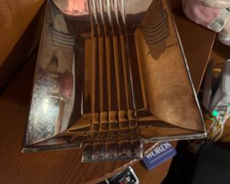 Art Deco Silver Plate Dish