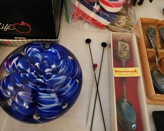 Paperweight hat pins