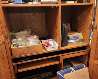 Office supplies computer/craft cabinet