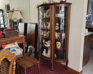 Antique curio cabinet