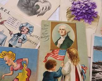 Antique postcards
