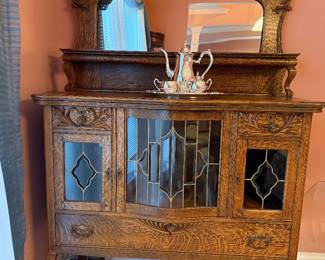 	#14	Antique Cabinet with Mirror 48x21x73	 SOLD		"As Is"		