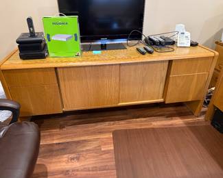 	#48	Oak Credenza 74x21x28	 $80.00 				