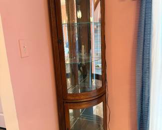 	#13	Lighted Corner Display Cabinet 22"x75"	 $80.00 				