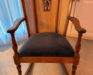 	#7	Antique Cane Back Rocker	 SOLD			